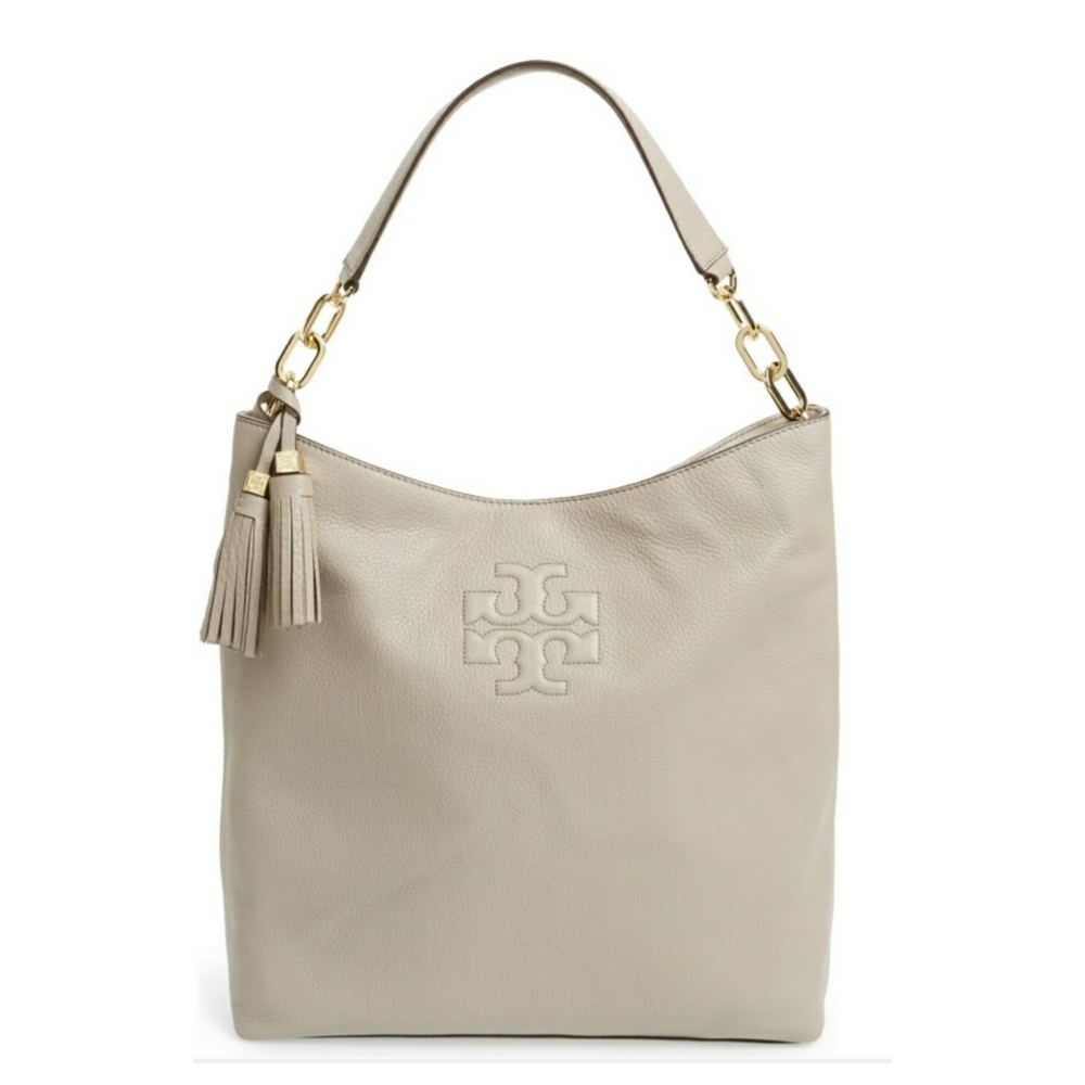 Tory Burch Thea Leather Hobo Handbag